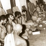 At the ceremony organized by his guru