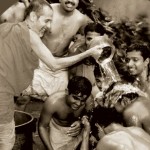 Sprinkling water with warm love towards the Students, on the ocassion of Naraka Chaturdashi