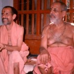 Guru-Shishya examing the tallent of Students of Vidyapeetham