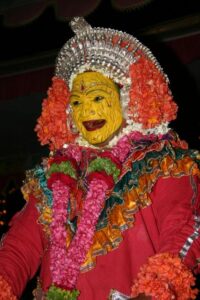 Bhoota Kola at the temple