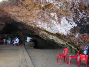 Entrance to the cave