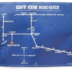 Route Map - Anathapura Lake Temple