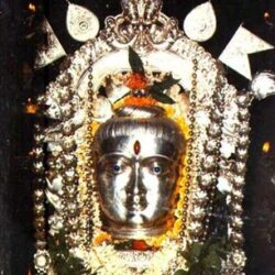 sharabeshwara - Sharabeshwara in the festival silver kavacha (Mask)