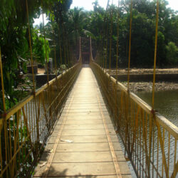 Hanging Bridge near Temple